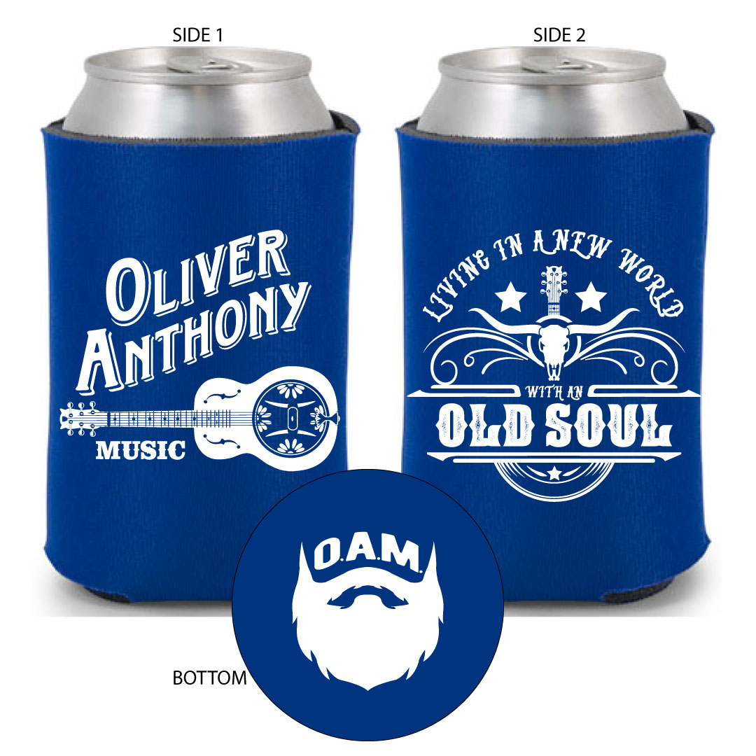 World Wide Stereo Music Makes US Happy Beverage Can Koozie